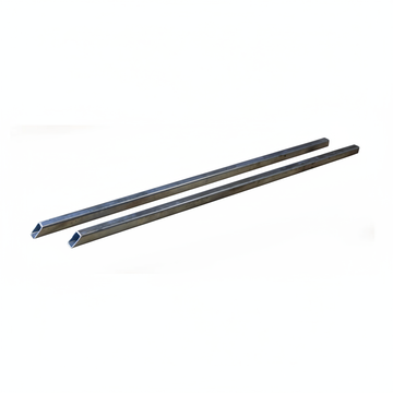 4-sided posts for embedding in concrete, for privacy screen, set of 2