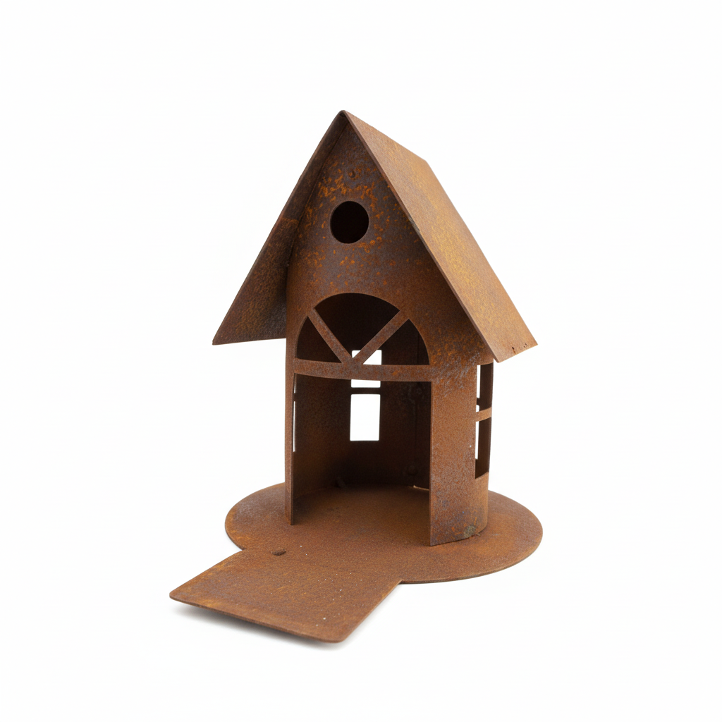 Vogelhaus mit Steg klein